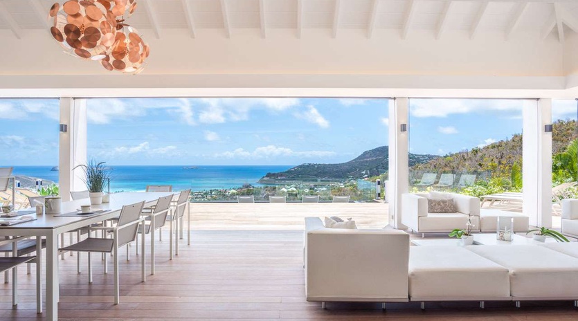 Living Room at WV BST, Lurin, St. Barthelemy