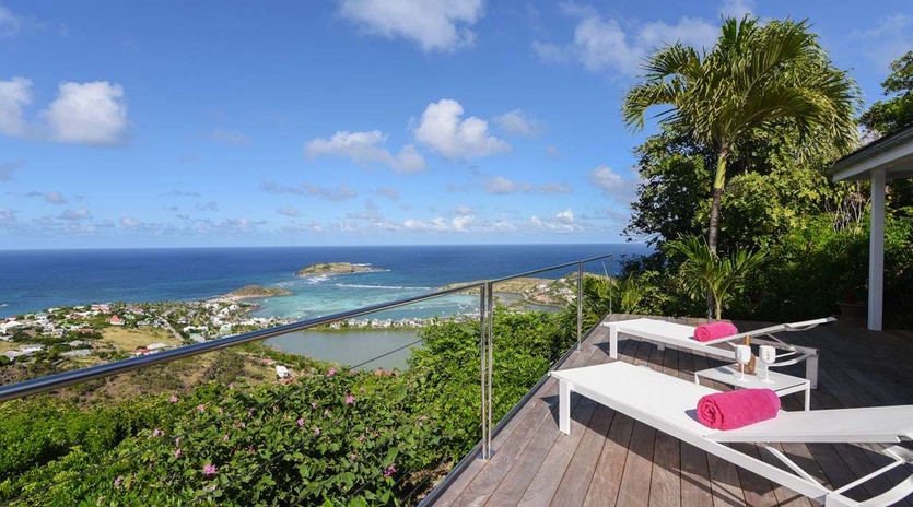 Patio at WV ABB, Vitet, St. Barthelemy