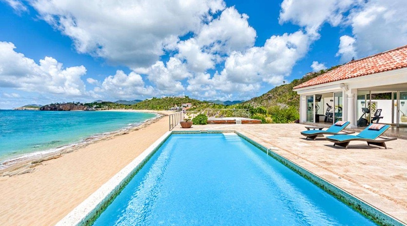 Villa Pool at SXM LVB, Beach Side/Baie Rouge, St. Martin