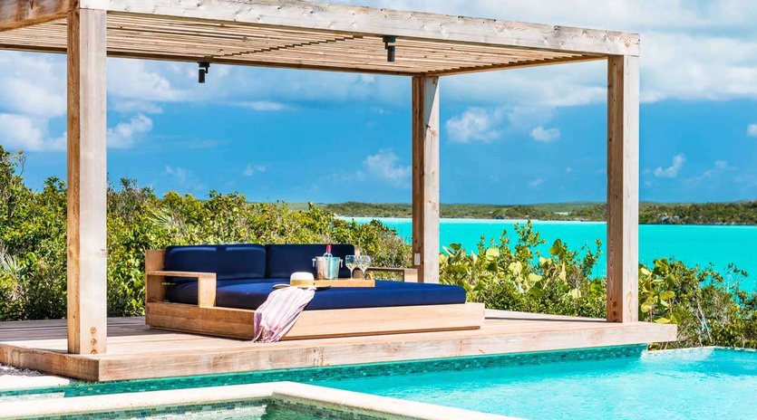Deck at TC ALN, Chalk Sound/Taylors, Turks & Caicos