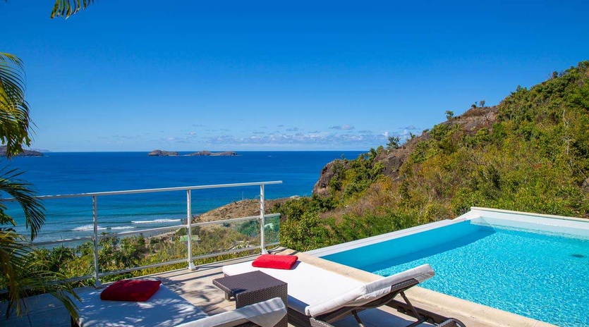Patio at WV TOR, Lorient, St. Barthelemy