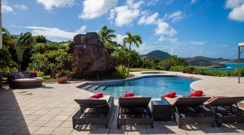 Villa Pool at WV ZEN, Pointe Milou, St. Barthelemy