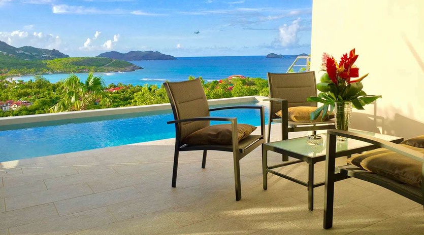 Veranda at WV SUA, St. Jean, St. Barthelemy