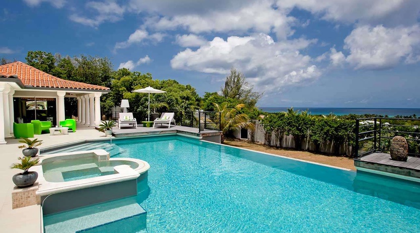 Villa Pool at SXM GSL, Hillside/Terres Basses, St. Martin