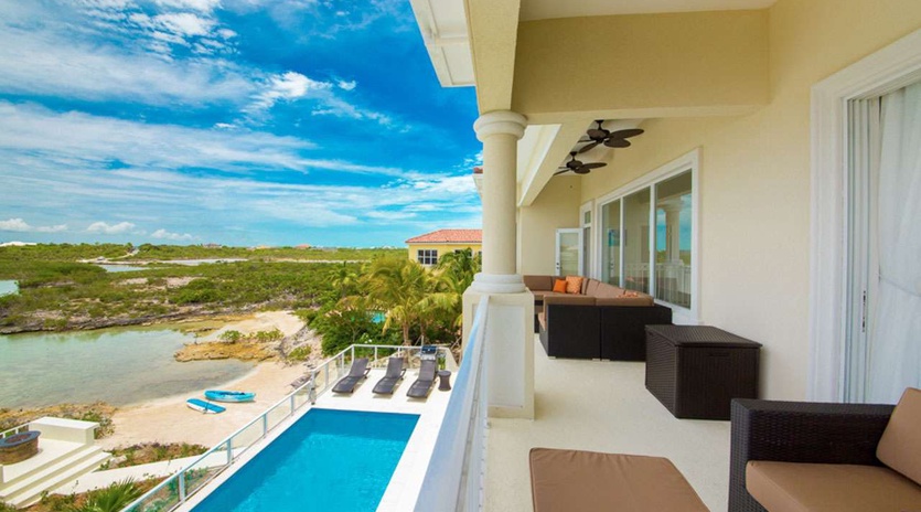 Terrace at IE SCL, Chalk Sound/Taylors, Turks & Caicos
