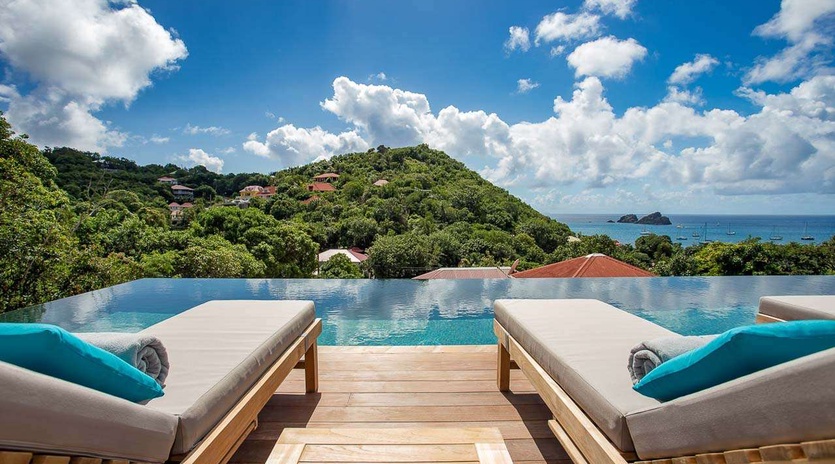 Deck at WV SAH, Corossol, St. Barthelemy