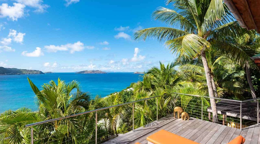 The view from WV BAY, Pointe Milou, St. Barthelemy