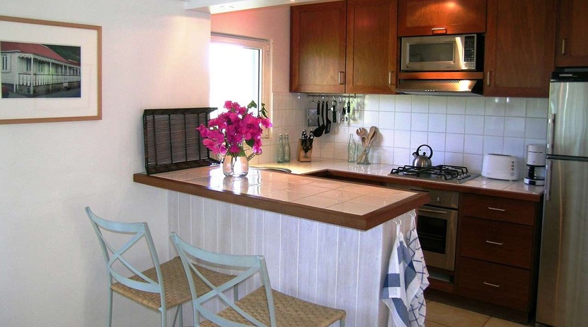Kitchen at WV CEC, Marigot, St. Barthelemy