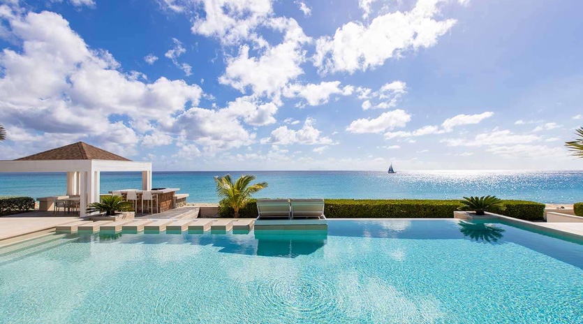 Villa Pool at PIE TNS, Beach Side/Baie Longue, St. Martin