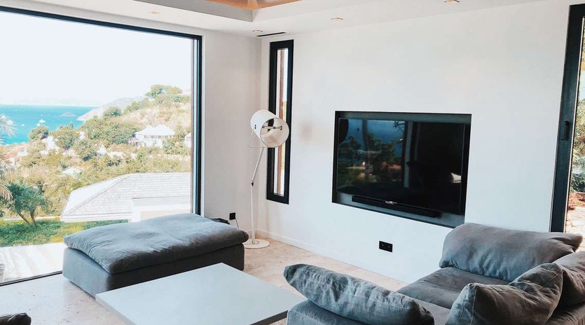 Living Room at WV JSA, Lurin, St. Barthelemy
