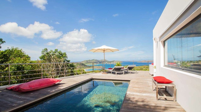 Villa Pool at WV AGV, Vitet, St. Barthelemy