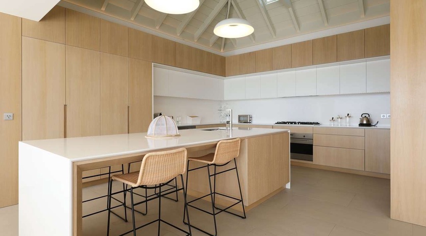 Kitchen at WV DZR, Colombier, St. Barthelemy