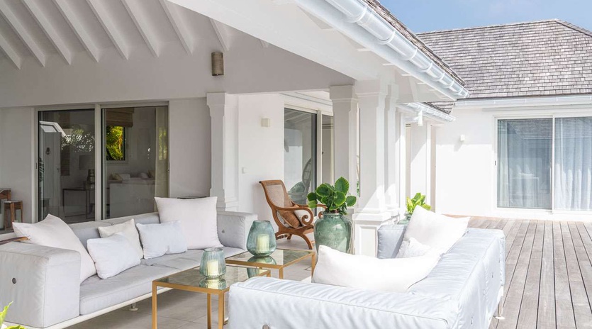 Deck at WV AIR, St. Jean, St. Barthelemy