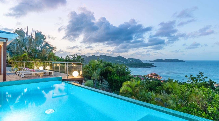 Villa Pool at WV ISI, St. Jean, St. Barthelemy
