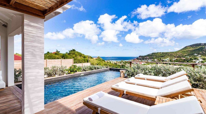 Terrace at WV APE, St. Jean, St. Barthelemy