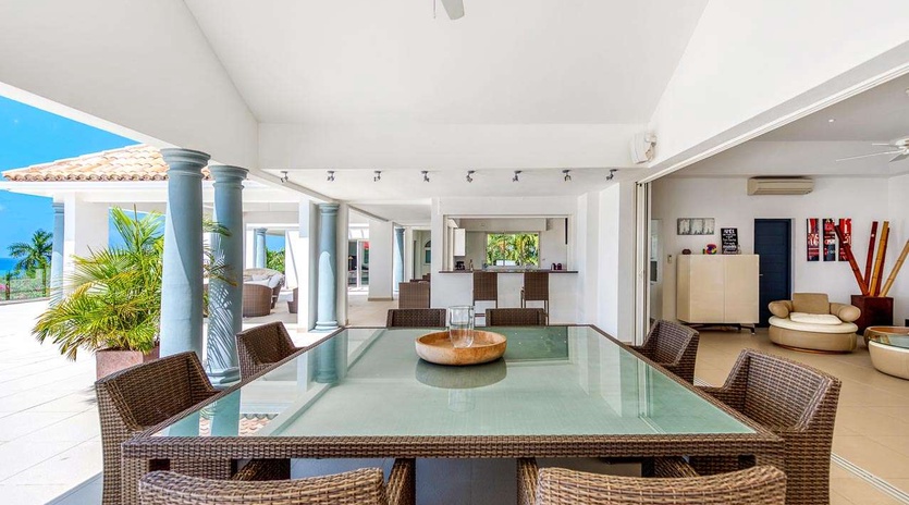 Dining Room at SXM JUP, Hillside/Terres Basses, St. Martin