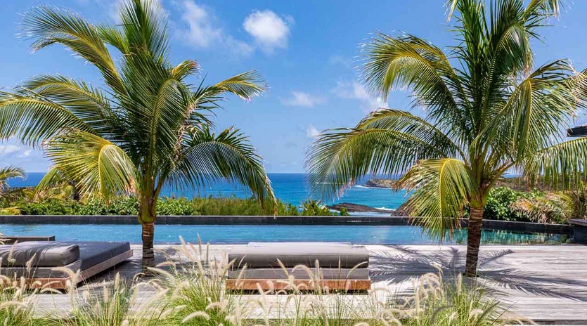 The view from WV VIP, Pointe Milou, St. Barthelemy