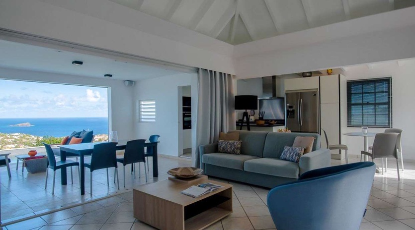 Living Room at WV ALO, Vitet, St. Barthelemy