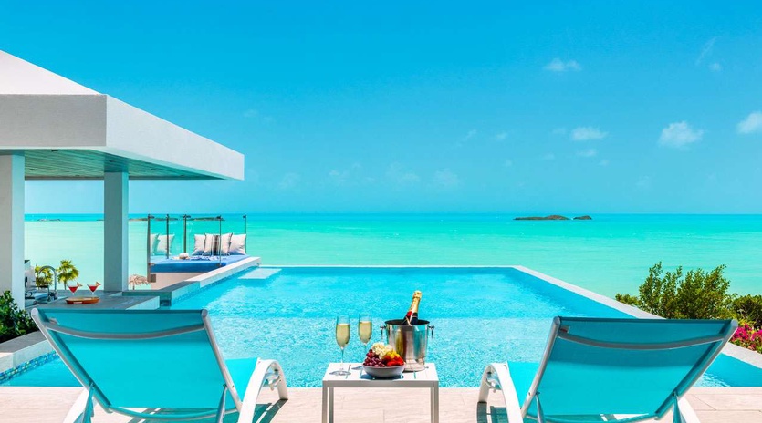 Villa Pool at TC SDB, Turtle Tail, Turks & Caicos