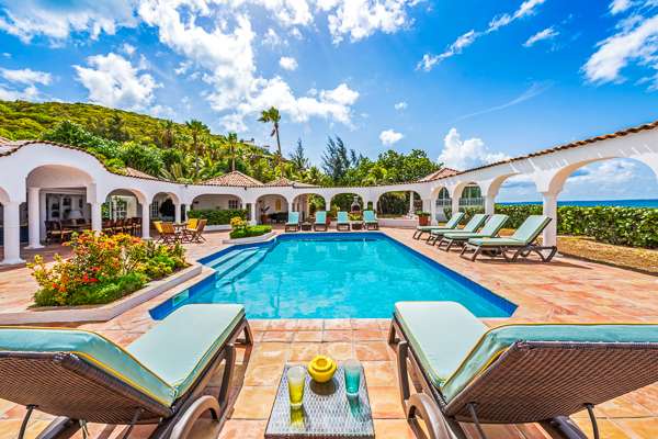 Villa Pool at SXM SER, Beach Side/Baie Rouge, St. Martin