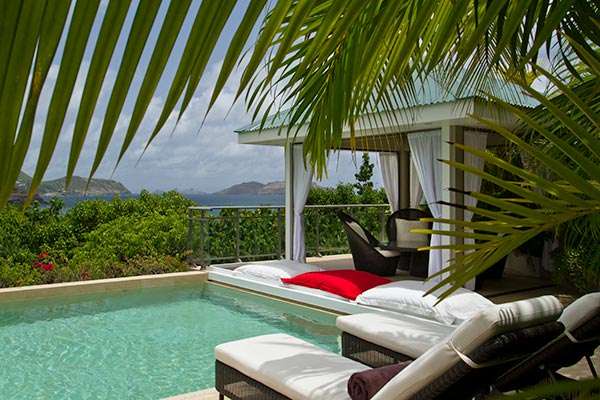 Villa Pool at WV CML, Camaruche, St. Barthelemy
