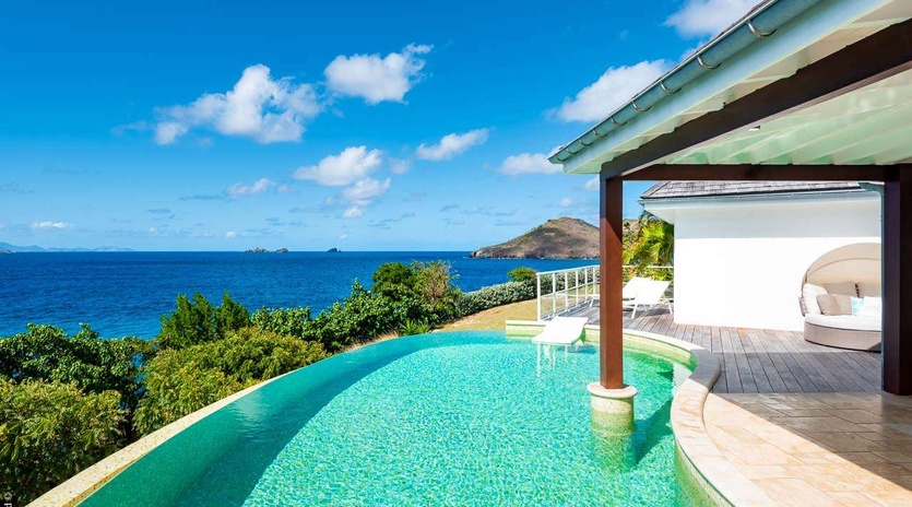 Villa Pool at WV TCK, Flamands Beach, St. Barthelemy