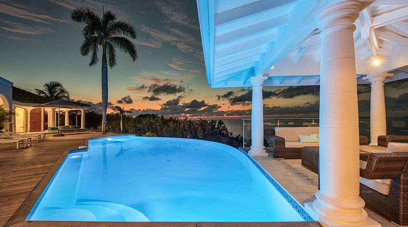 Villa Pool at PIE HAP, Mt. Choisy, St. Martin