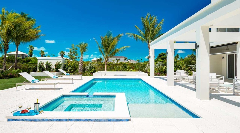 Villa Pool at PL TUR, Grace Bay/Leeward, Turks & Caicos