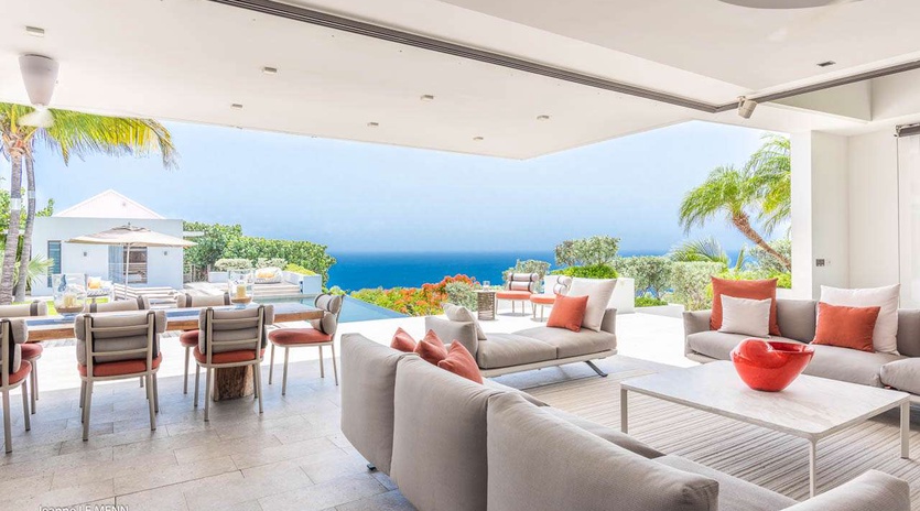Terrace at WV GEM, Gouverneur, St. Barthelemy
