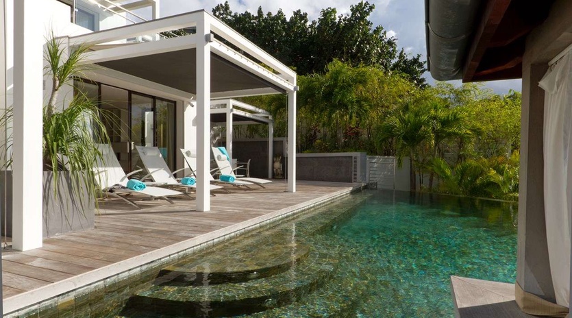 Villa Pool at WV FLC, Lurin, St. Barthelemy