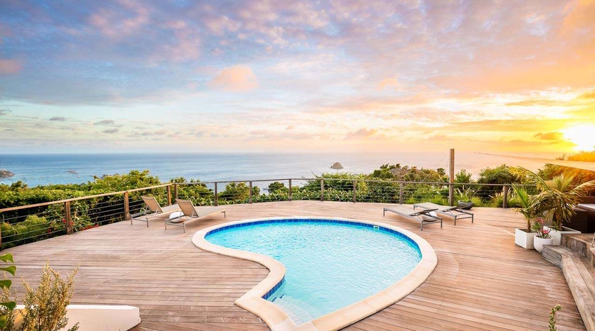 Villa Pool at WV TAN, Colombier, St. Barthelemy