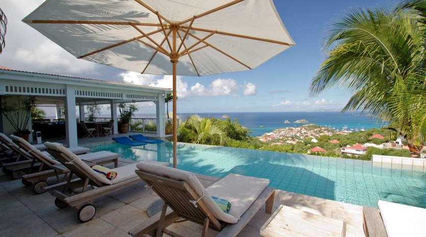 Villa Pool at WV AMI, Lurin, St. Barthelemy