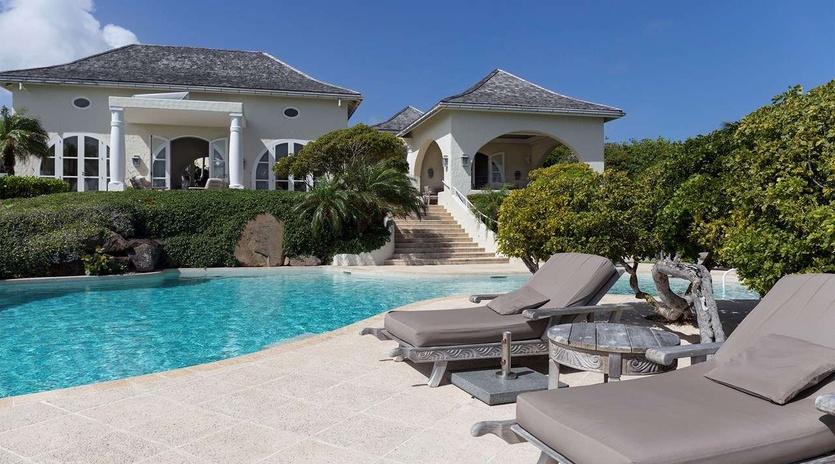 Villa Pool at WV JAY, Mont Jean, St. Barthelemy