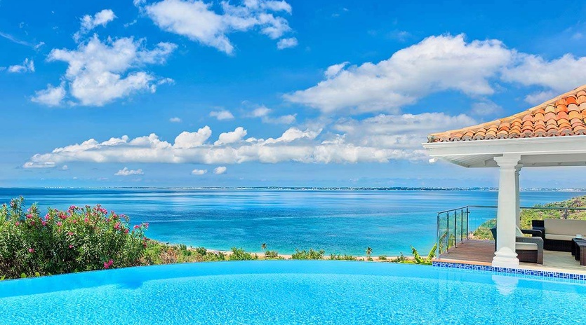 Villa Pool at PIE HAP, Mt. Choisy, St. Martin