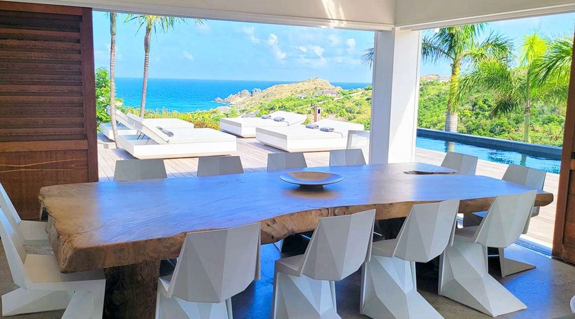Terrace at WV CRK, Petit Cul de Sac, St. Barthelemy