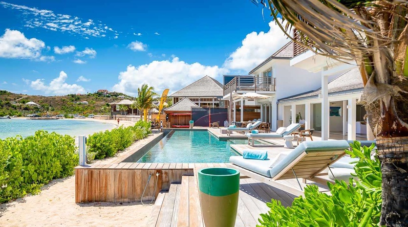 Villa Pool at WV AQA, Grand Cul de Sac, St. Barthelemy