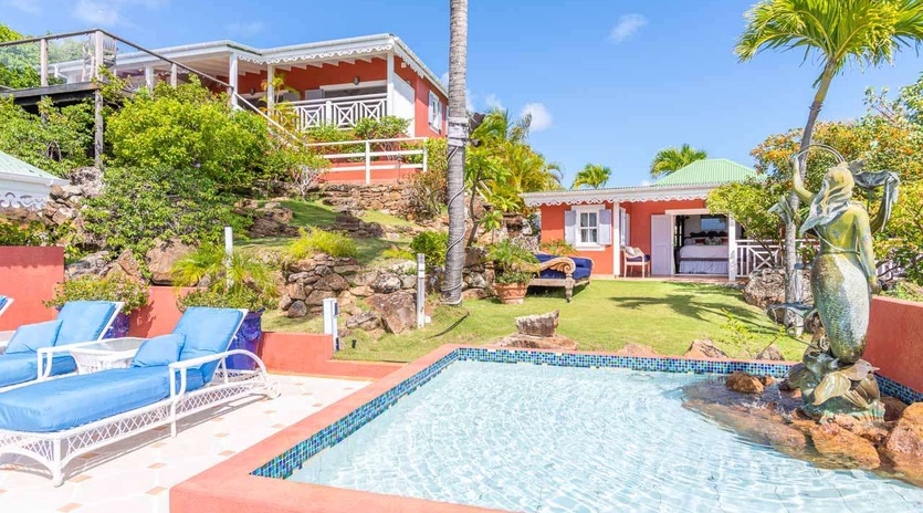 Villa Pool at WV MGO, Colombier, St. Barthelemy