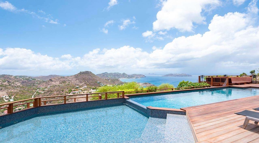Villa Pool at WV JAB, Petite Saline, St. Barthelemy