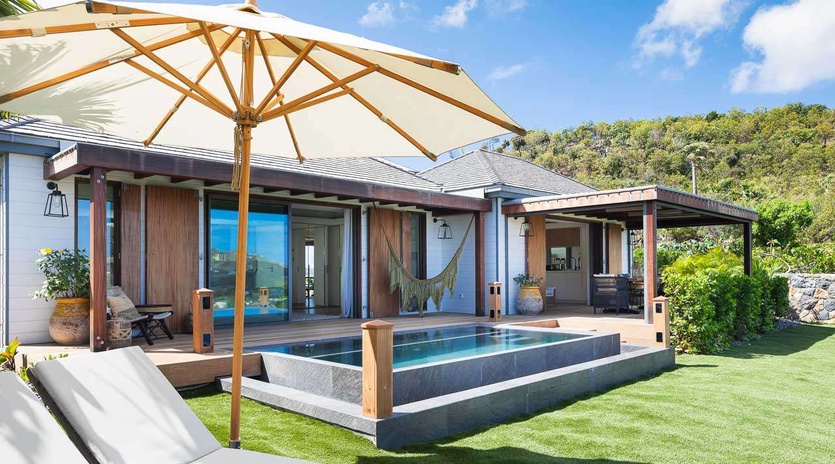 Villa Pool at WV CTH, St. Jean, St. Barthelemy