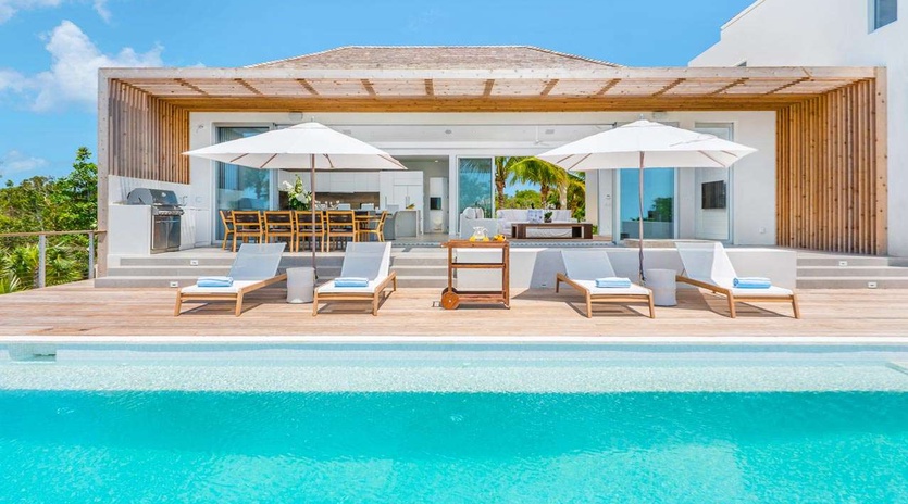 Villa Pool at TC BLM, Long Bay Beach, Turks & Caicos