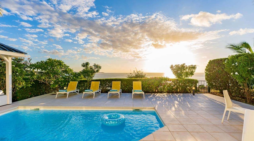 Villa Pool at PIE BLS, Happy Bay, St. Martin