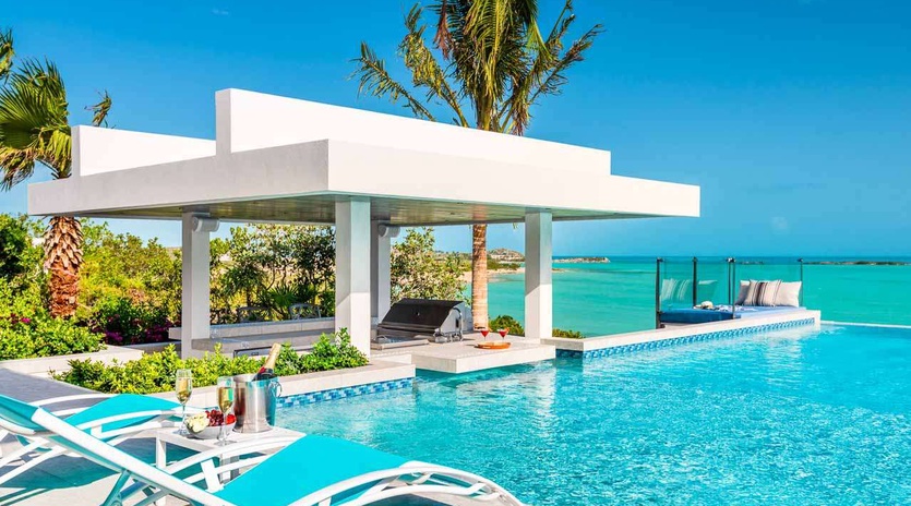Villa Pool at TC SDB, Turtle Tail, Turks & Caicos