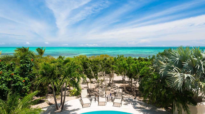 The view from IE BAR, Thompson Cove, Turks & Caicos