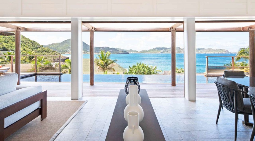 Interior of WV MAA, Pointe Milou, St. Barthelemy