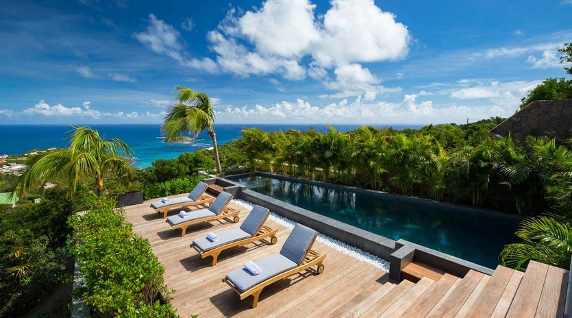 Deck at WV CLM, Vitet, St. Barthelemy