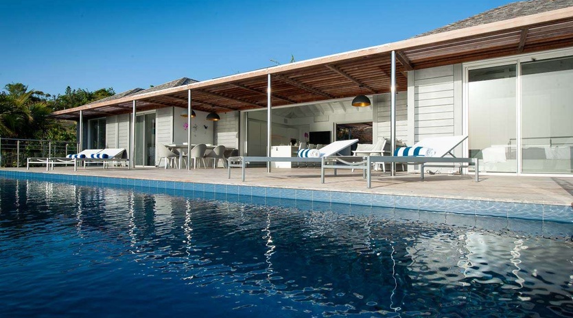 Villa Pool at WV VPM, Pointe Milou, St. Barthelemy