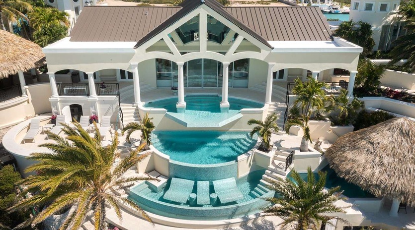 Exterior of TC EMA, Turtle Tail, Turks & Caicos