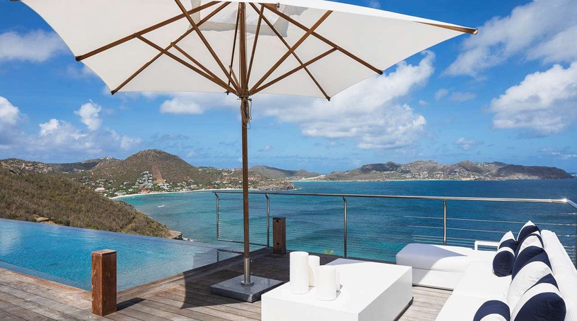 The view from WV CAA, Pointe Milou, St. Barthelemy