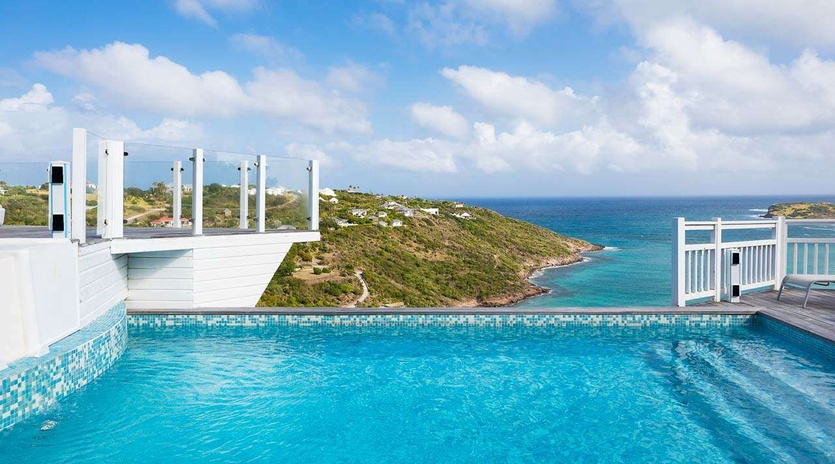 Villa Pool at WV MLA, Marigot, St. Barthelemy