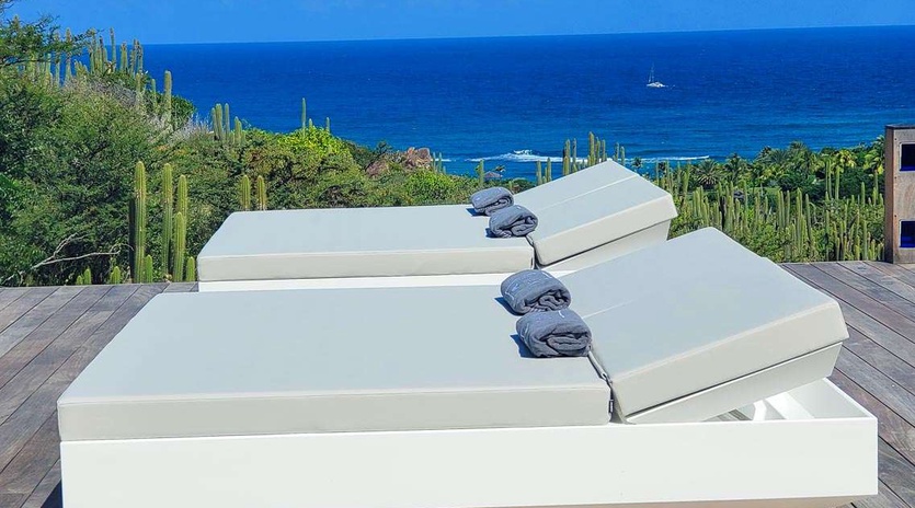 Deck at WV CRK, Petit Cul de Sac, St. Barthelemy